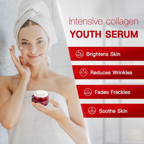 Regine Switzerland 12X Age-Defying Collagen Serum - Anti-Aging Hydration & Brightening | 1.05oz