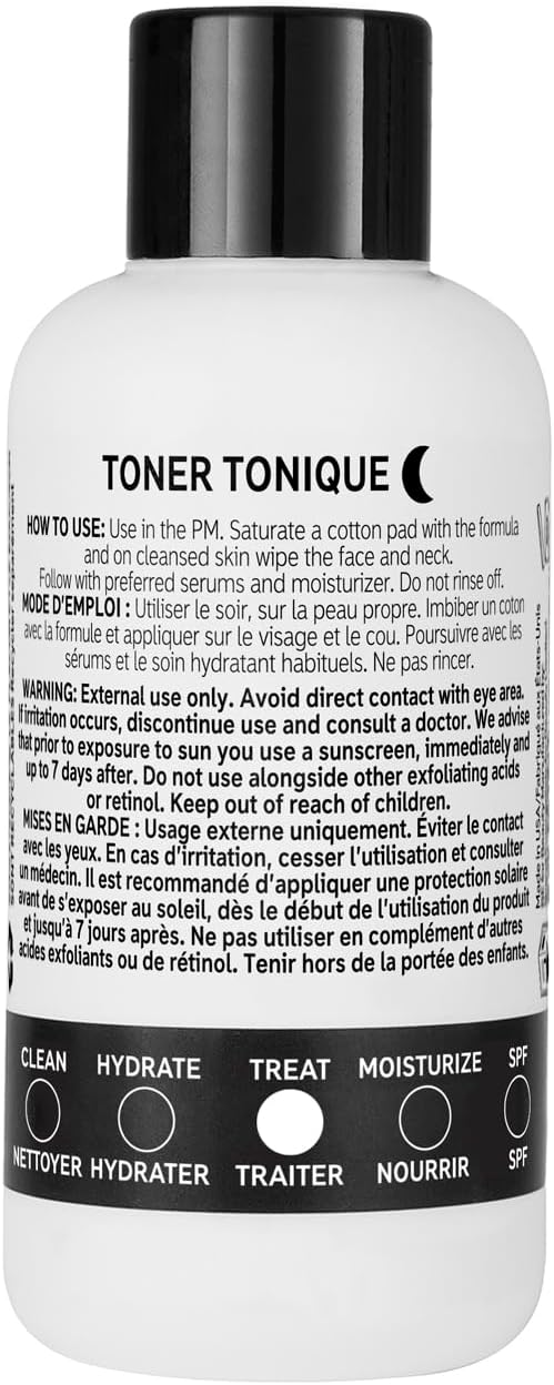 The INKEY List 10% Glycolic Acid Toner - Pore Minimizing & Brightening Formula | 3.4 Fl Oz, Vegan Friendly