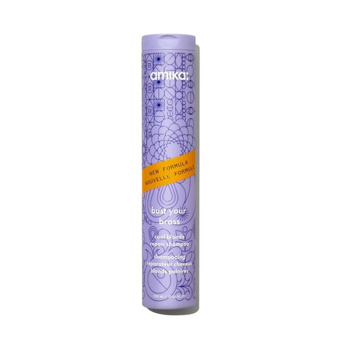 Amika Bust Your Brass Cool Blonde Repair Shampoo - Nourishing Formula for Vibrant, Healthy Hair