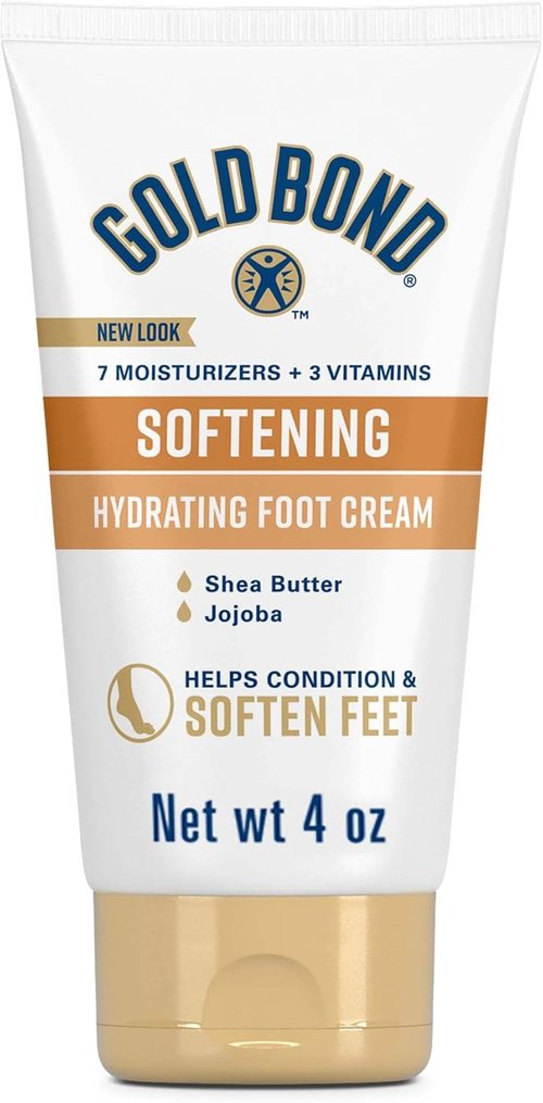 Gold Bond Foot Cream - Softening Lotion with Shea Butter for Rough & Dry Feet | 4 oz.