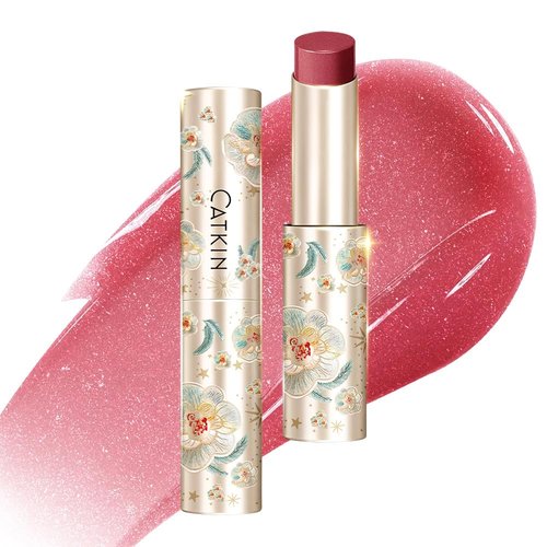 CATKIN Glossy Lip Balm - Ultra Hydrating Tinted Jelly with Shea Butter for Dry Lips | 0.12 oz C05 Sunflower