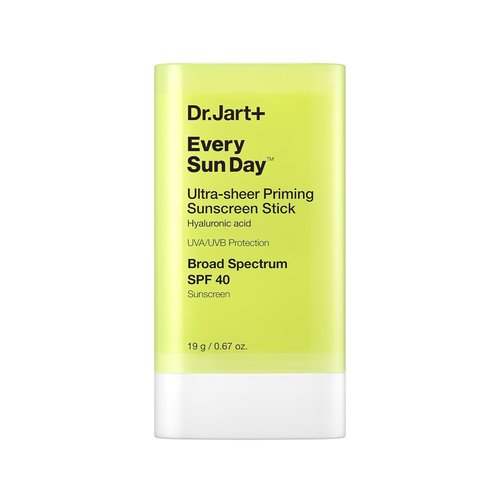 Dr.Jart+ Invisible Priming Sunscreen Stick SPF 40 - Hyaluronic Acid Formula | Travel Size, 0.67 oz