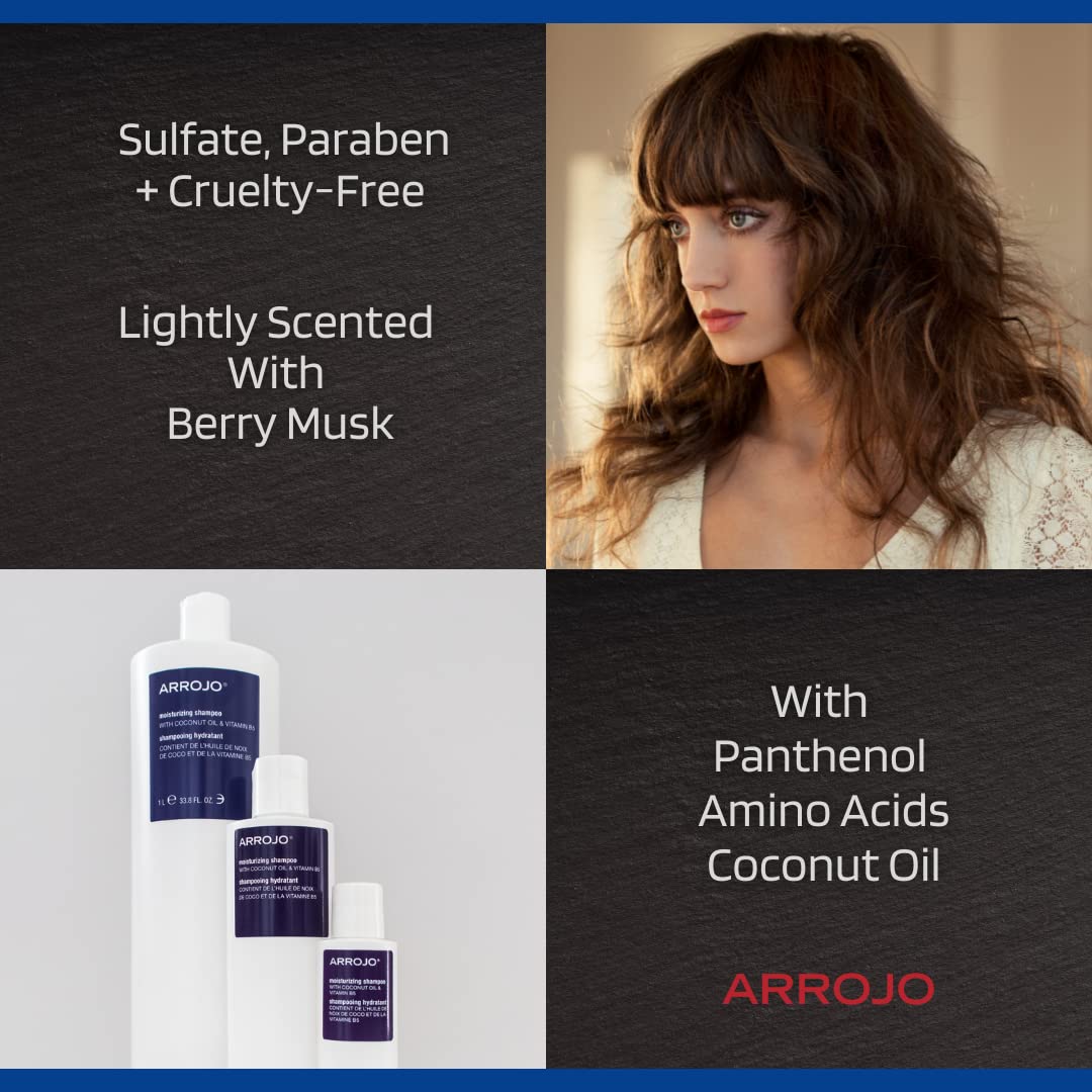 ARROJO Moisturizing Shampoo - Nourishing Formula for Soft, Hydrated Hair | 8.5 oz