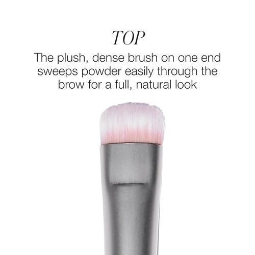 RMS Beauty Back2Brow Eyebrow Brush & Spoolie - Professional Dual-Sided Tool for Perfect Brow Shaping - 100% Vegan & Cruelty-Free