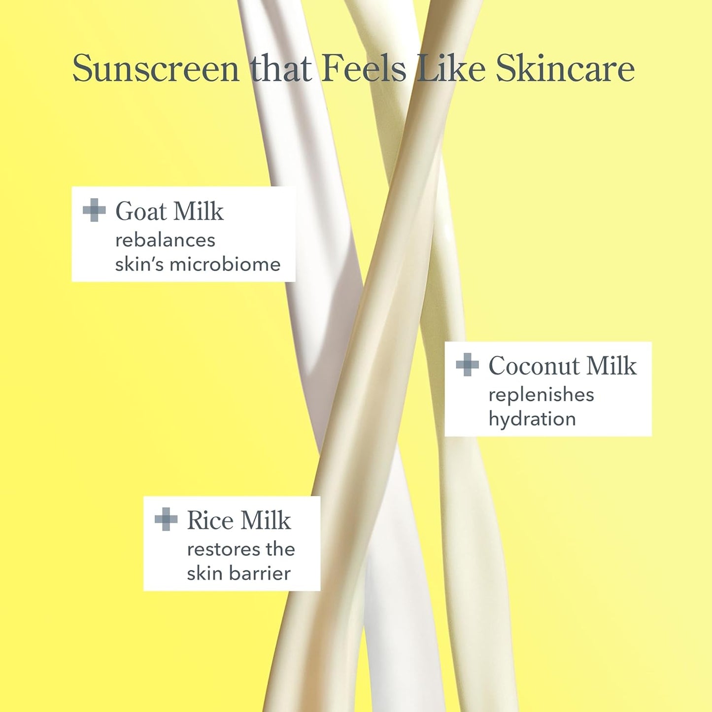 Beekman 1802 SPF 50 Face Sunscreen - 3-in-1 Weightless Clear Gel, Goat Milk Infused, 1.69 fl oz