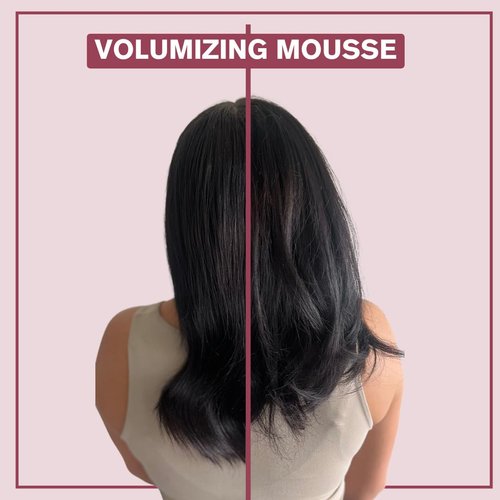 Alcôve Volumizing Mousse - Lightweight Medium Hold for Fine Hair - Anti-Frizz & Shine - 8.5 oz
