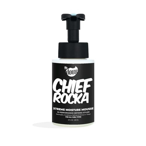 Chief Rocka Xtreme Moisture Mousse - Curl Defining Hair Mousse for Lasting Hold & Frizz Control | 8oz