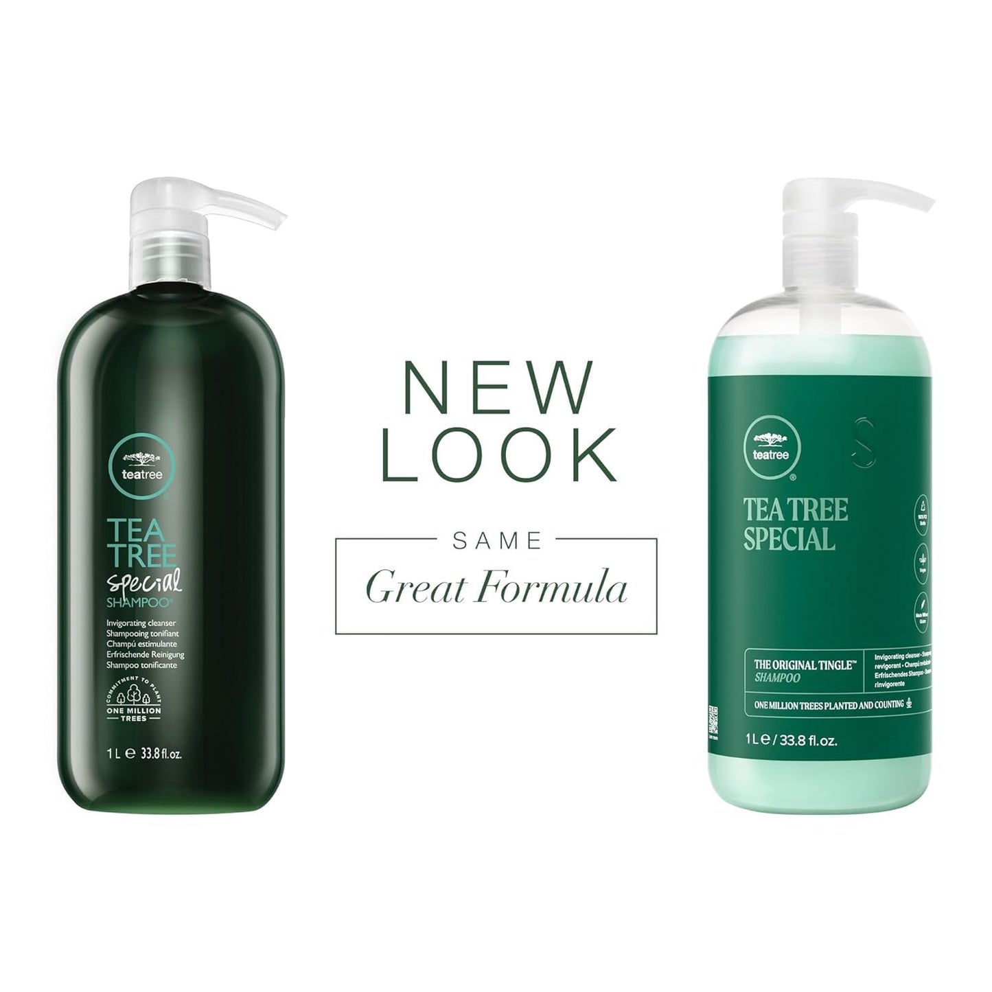 Tea Tree Tingle | Special Liter Duo - Refreshing Shampoo & Conditioner Set for Healthy Hair