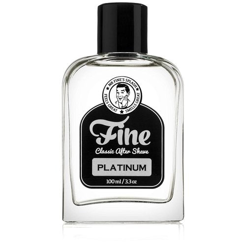Mr. Fine Men's Aftershave - Platinum Fragrance, Soothing Post-Shave Balm for All Skin Types | 100ml