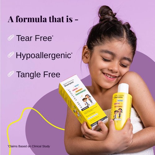 Bare Anatomy Junior Gentle Cleansing Shampoo - Tear-Free & Hypoallergenic for Kids 5-12 | Coconut Milk, Almond Oil & Vitamin E | 8.8 Fl Oz