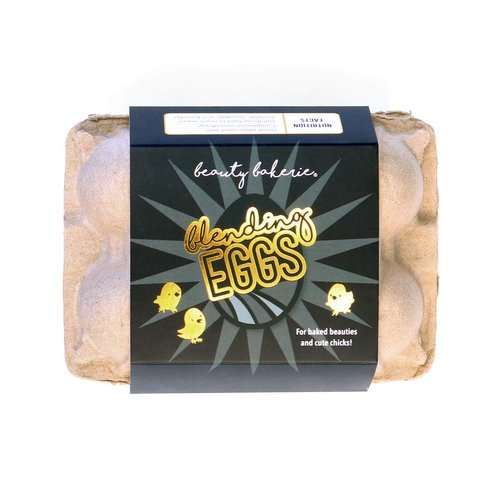 Beauty Bakerie Blending Egg | Latex-Free Makeup Sponge Applicator Set - 6 Pack in Black Egg-cellence