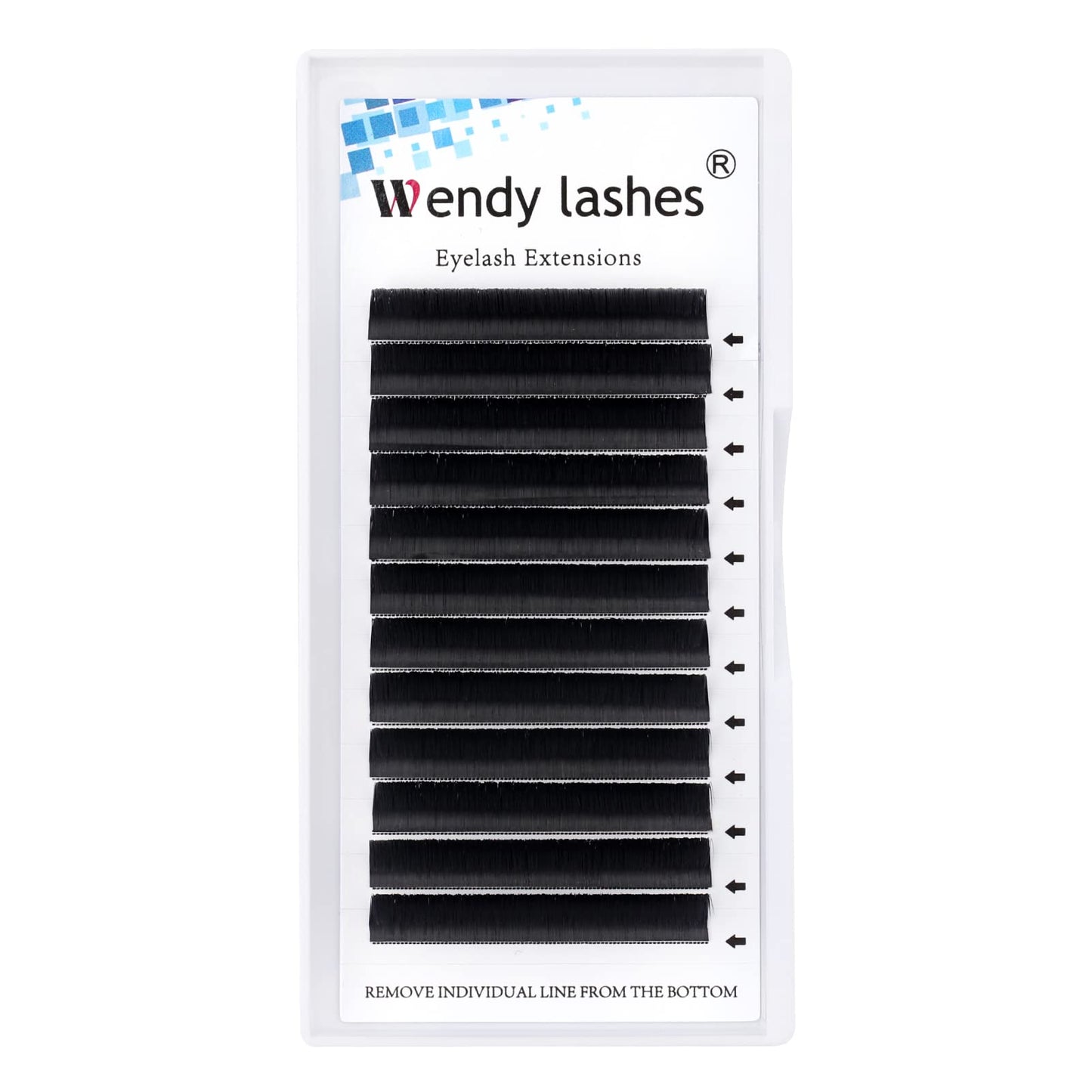 Easy Fan Lash Extensions C Curl Self Fanning Eyelash Extensions 0.07mm Volume Lash Extensions 3D-10D Optinal 11mm Length Eyelash Volume Extensions (0.07-C, 11mm)