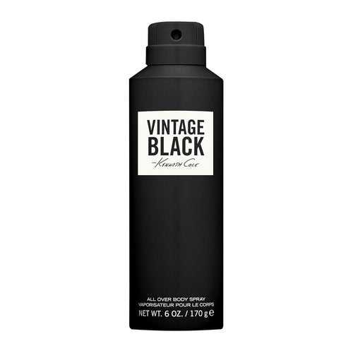 Kenneth Cole Vintage Black Body Spray for Men - 6.0 Fl. Oz. | Long-Lasting Fragrance