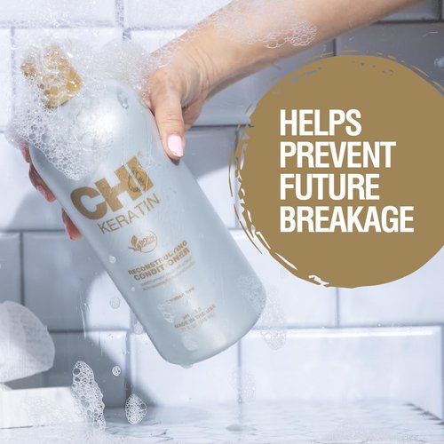 CHI Keratin Reconstructing Conditioner - Healthier Hair, Adds Shine & Prevents Breakage | 32 Oz
