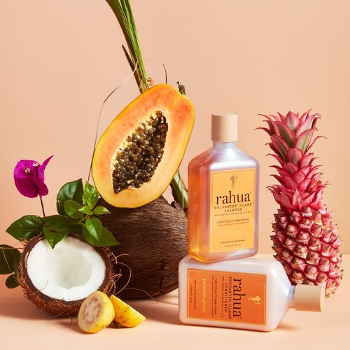 Rahua Enchanted Island Shampoo & Conditioner - Nourishing Formula for All Hair Types | 9.3 Fl Oz