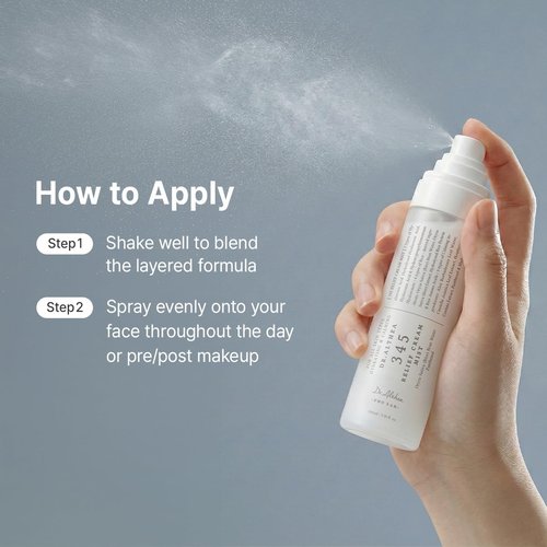 Dr.Althea 345 Relief Cream Mist | Hydrating Facial Mist with Rice Extract | Soothing Care for Sensitive Skin | Vegan Korean Skincare, 2.02 Fl Oz