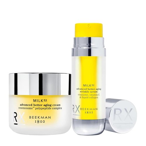 Beekman 1802 Milk RX Advanced Goat Milk Face Cream - Anti-Aging & Wrinkle Serum for Sensitive Skin