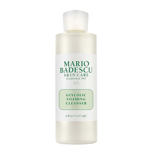Mario Badescu Glycolic Foaming Cleanser - Exfoliating Face Wash with Glycolic Acid & Aloe Vera | Evens Skin Tone & Texture