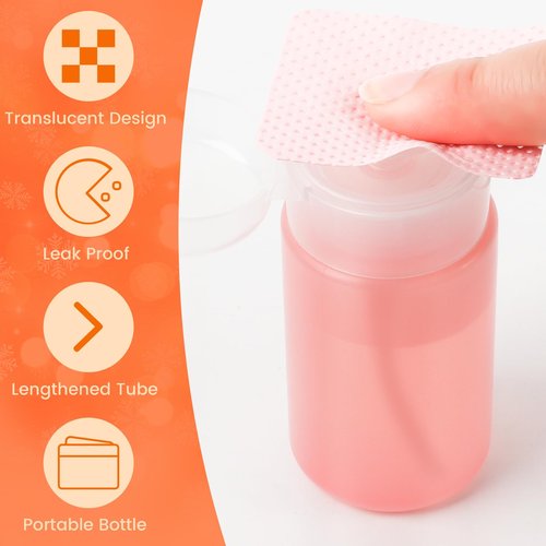 Corconess 400PCS Lint Free Nail Wipes with Dispenser - Gel Nail Polish Remover Wipes with Acetone Dispenser,Lash Extensions Glue Cleaning Wipe with 1PCS Empty Pump Dispenser Bottle Nail Supplies