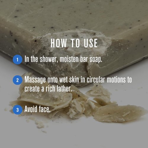 Baxter of California Exfoliating Body Bar Soap - Deep Cleansing Cedarwood & Oak Moss, 7 Oz