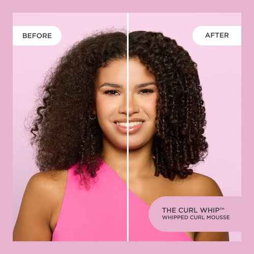 Cake Beauty Whipped Curl Defining Mousse - Aloe Vera & Vitamin E for Flexible Hold | Vegan, Sulfate-Free, Cruelty-Free