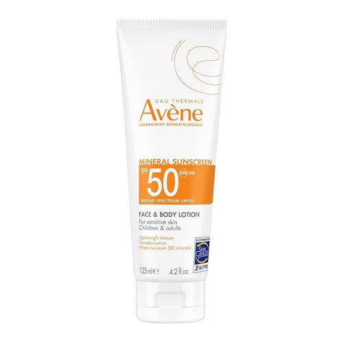 Avène Sheer Mineral Sunscreen - Broad Spectrum SPF 50 for Face & Body - 4.23 Fl Oz