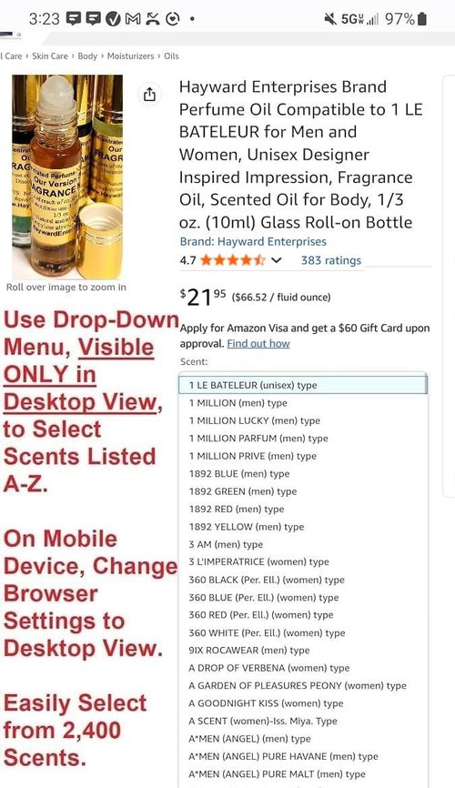 HYWD Enterprises Perfume Oil - Cinnabar Inspired Fragrance for Women | Eau de Parfum, 1/3 oz (10ml) Glass Roll-On