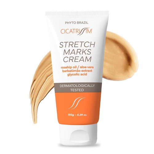 Cicatrissim Stretch Mark Cream - Softens & Firms Skin, Evens Tone - All Skin Types - 150g