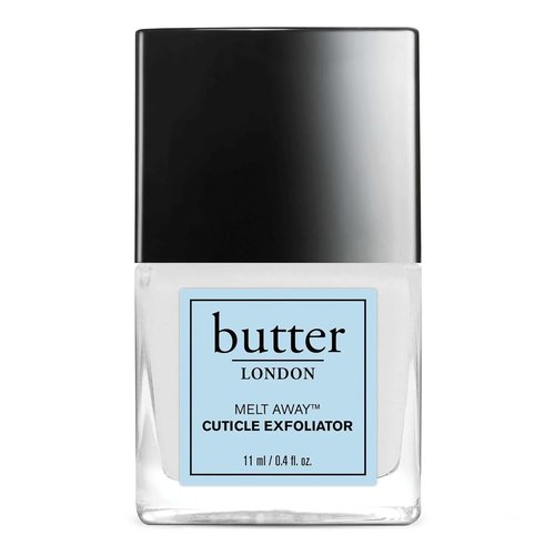 butter LONDON Cuticle Remover Liquid - Fast-Acting Cuticle Oil Exfoliator for Healthy Nails - 0.4 Fl Oz