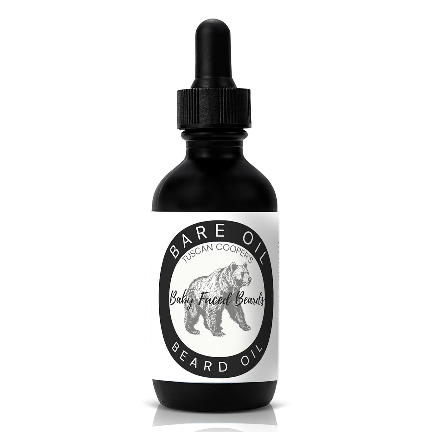 Tuscan Cooper's Beard Oil for Men - Hydrating & Nourishing Natural Softener | Unscented Coconut, Jojoba & Almond