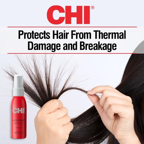 CHI 44 Iron Guard Thermal Protection Spray - Lightweight Heat Damage Shield & Frizz Control, 2 Fl Oz