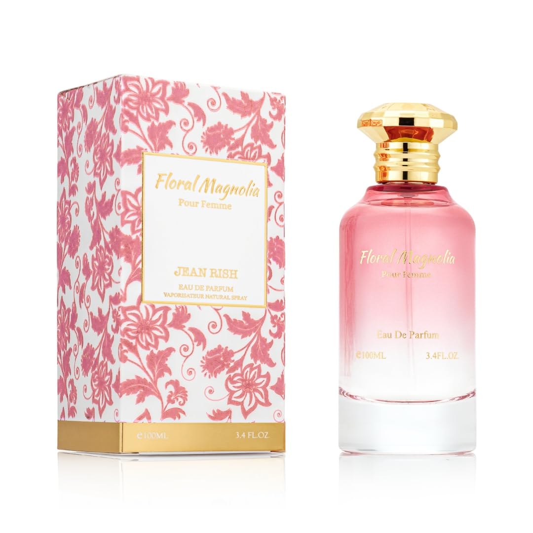 Jean Rish Floral Magnolia Perfume for Women - Long-Lasting Luxury Fragrance | 100ml Eau De Parfum
