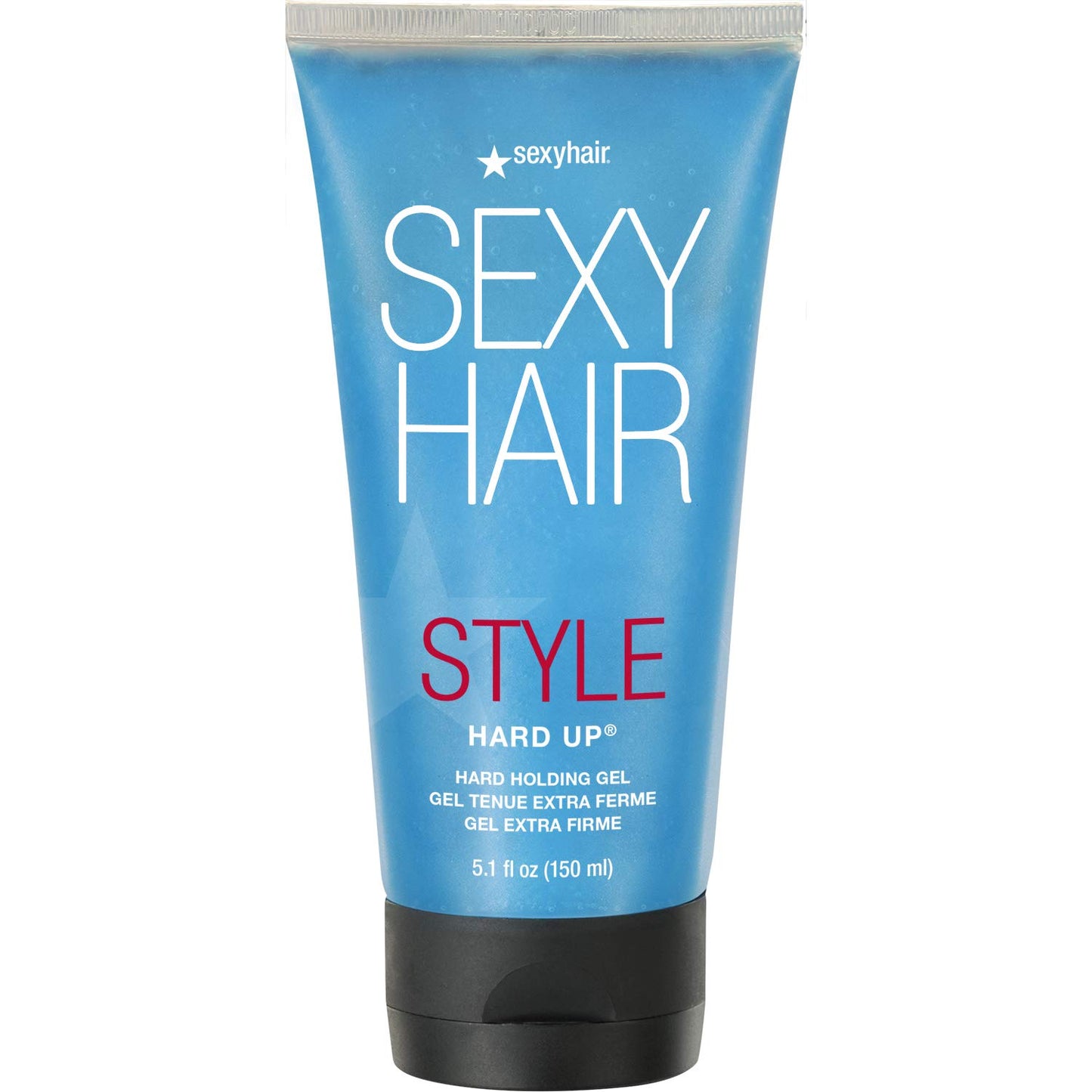 SexyHair Style Hard Up Gel - Extreme Hold Hair Gel for All Hair Types | Non-Flaking Formula