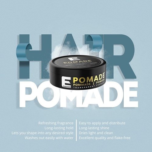 Elegance Hair Pomade - Super Strong Hold Wax for Long-Lasting Shine | 4.73 Oz Easy Application