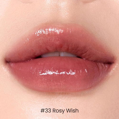 Peripera Ink Mood Glowy Tint | Lip-Plumping, Naturally Moisturizing, Lightweight, Glow-Boosting, Long-Lasting, Comfortable, Non-Sticky, Mask Friendly, No White Film (033 ROSY WISH)