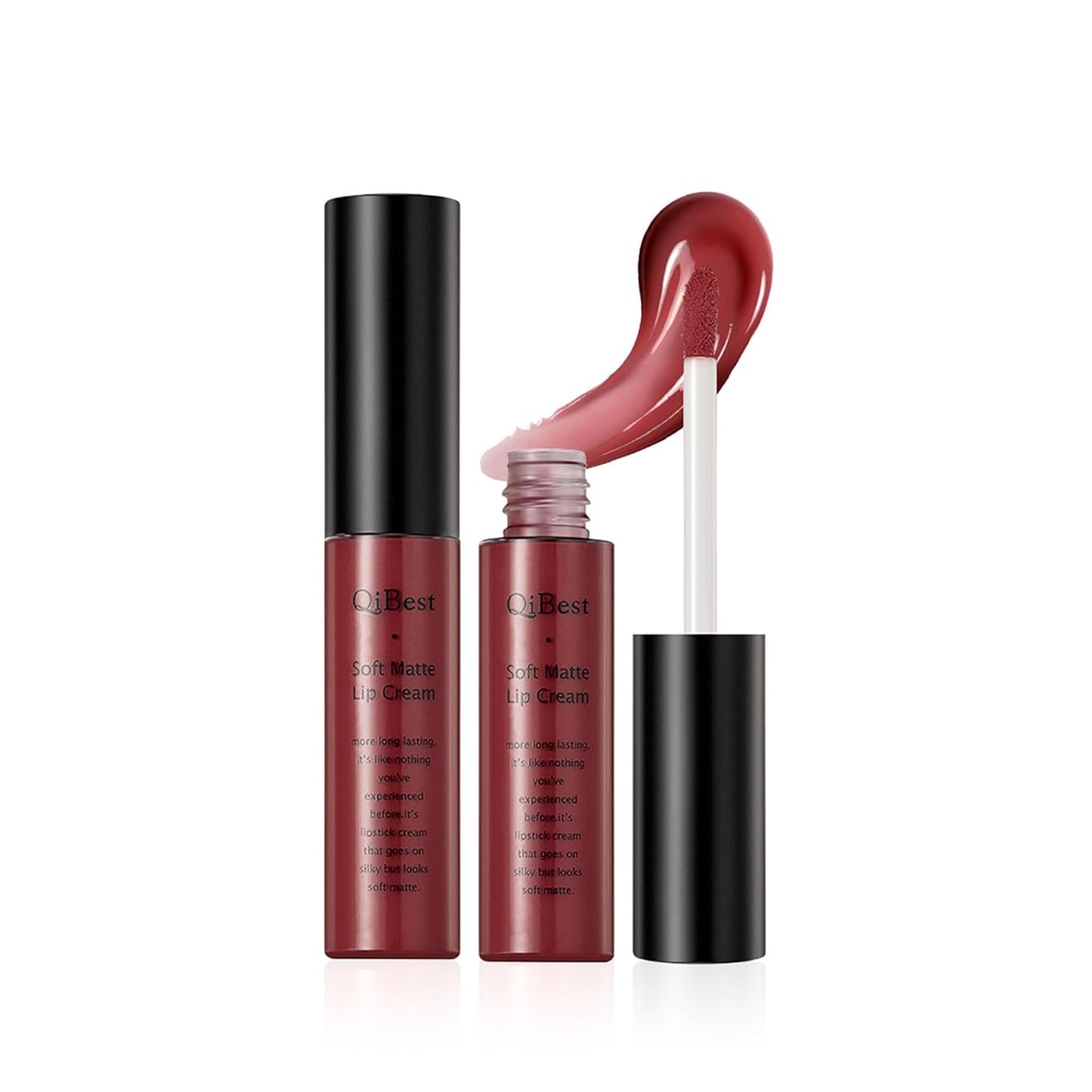 Skiennix Velvet Matte Liquid Lipstick - Long-Lasting Waterproof Formula | Deep Purple 604