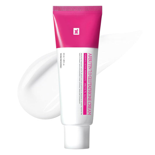 TOSOWOONG Arbutin 7% Glutathione Cream - Brightening Formula for Dark Spots & Pigmentation | 50ml