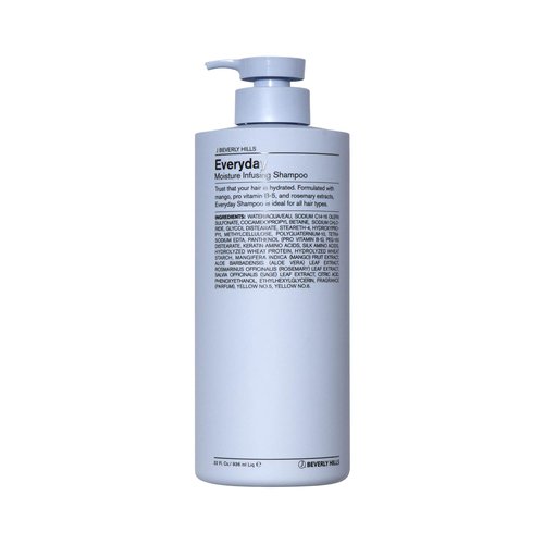 J Beverly Hills Blue Everyday Moisturizing Shampoo - Eucalyptus Oil for Hair Growth | 32 Oz