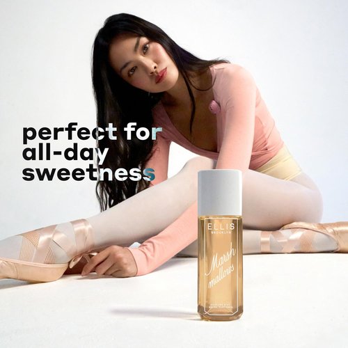 Ellis Brooklyn Marshmallows Perfume Mist - Vegan Gourmand Scent with Marshmallow & Caramel | 90ml/3 fl oz