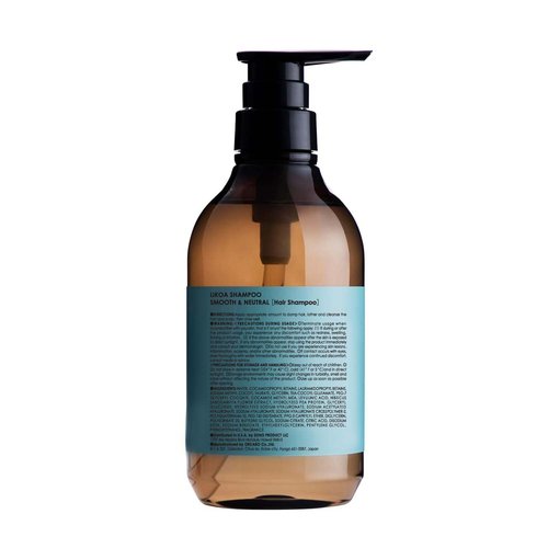 LIKOA Smooth Shampoo - Vegan & Halal Formula for Fine, Dry Hair | Lightweight Moisture, 500mL