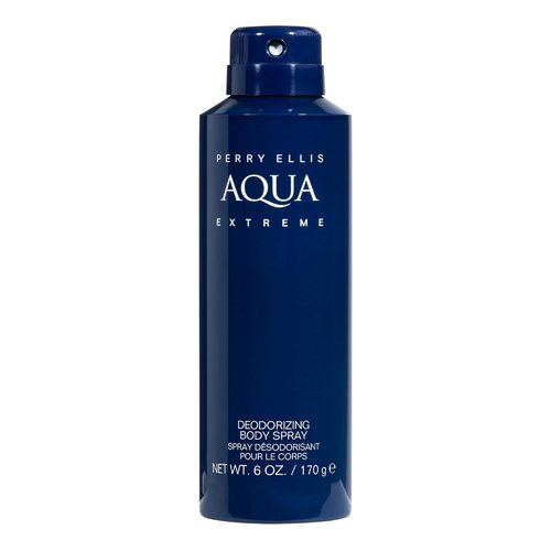 Perry Ellis Aqua Extreme Body Spray for Men - Fresh Wood & Spice Cologne Mist - 6 oz