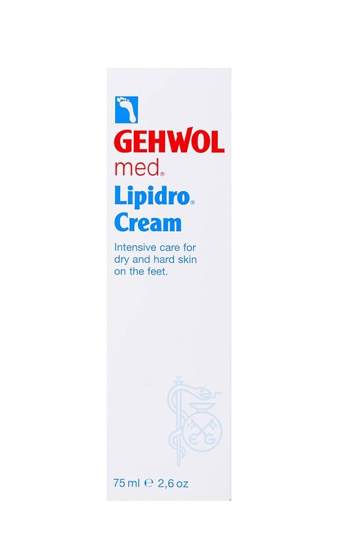 Gehwol Med Lipidro Cream - Hydrating Skin Moisturizer for Unisex | 2.6 Fl Oz Tube