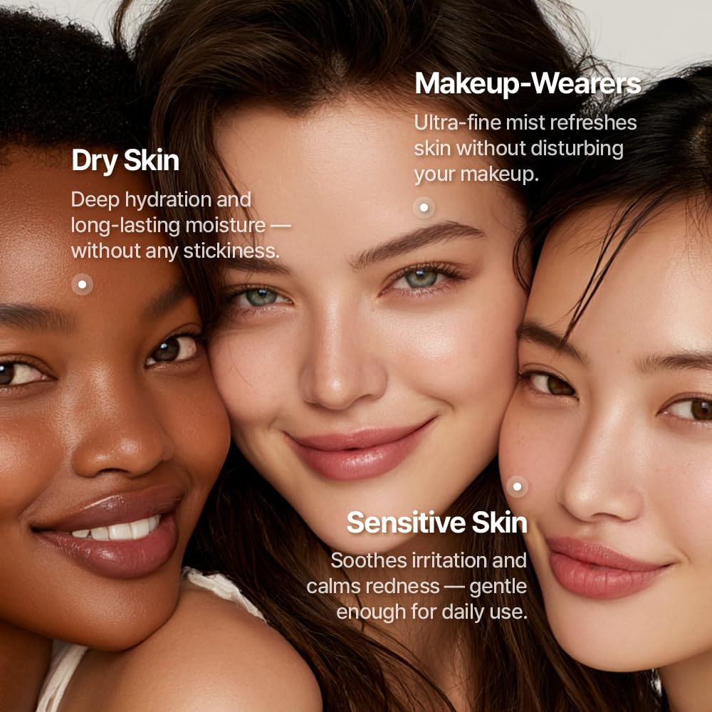 Triple Active Mist | Korean Skincare Glow Spray Serum for Radiant, Dewy Skin - Hydrating Daily Treatment