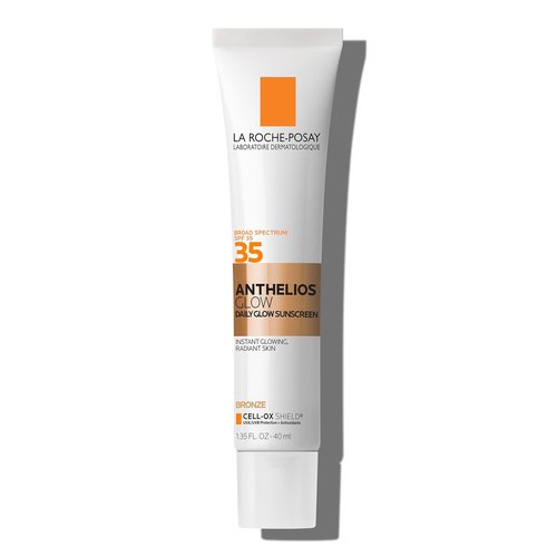 La Roche-Posay Anthelios Glow Tinted Sunscreen - SPF 35, Broad Spectrum, Lightweight Hydration for All Skin Types