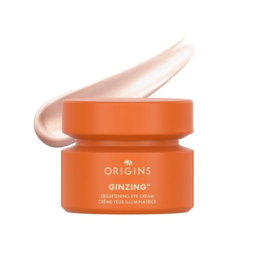 Origins GinZing Brightening Eye Cream - Reduces Dark Circles with Vitamin C & Niacinamide | 0.5 Fl Oz