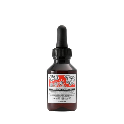 Davines Energizing Superactive Serum - Stimulating & Fortifying Formula for Thinning Hair - Travel Size, 3.38 Fl Oz