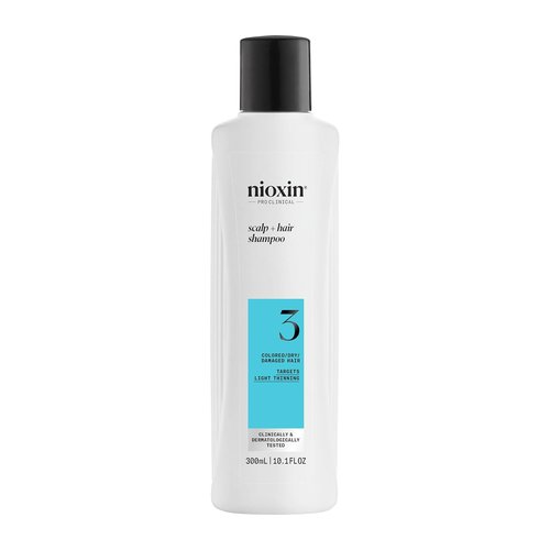 Nioxin System 3 Thickening Shampoo - Nourish Colored, Dry & Damaged Hair | Strengthen with Niacinamide & Biotin