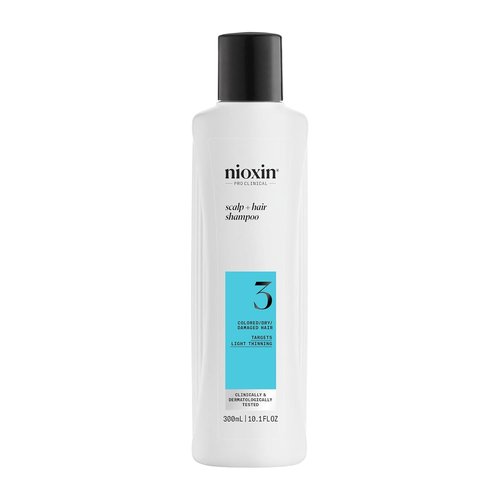 Nioxin System 3 Hair Thickening Shampoo - Nourish Colored & Damaged Hair | Strengthen with Niacinamide & Biotin