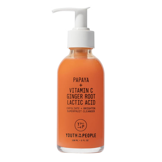Youth To The People Superfruit Facial Cleanser - Gentle Exfoliating Face Wash with Papaya & Vitamin C for Radiant Skin, Sulfate-Free
