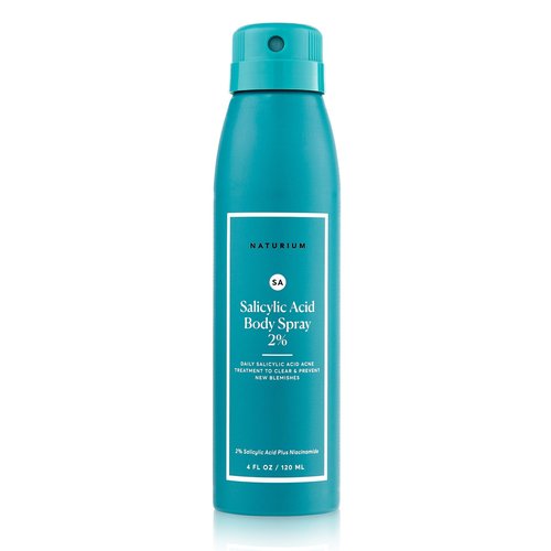 Naturium Salicylic Acid Body Spray 2%, Blemish-Fighting & Pore Treatment, with Niacinamide Plus Encapsulated Salicylic Acid, 4 oz